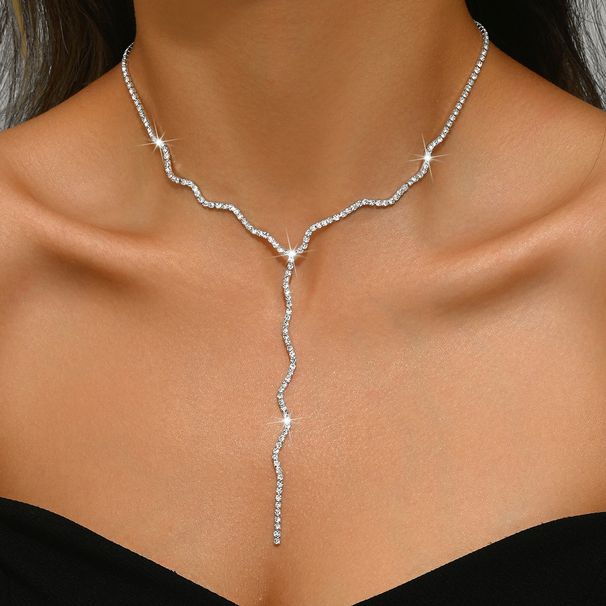 Short Diamond Necklace - Sexy & Versatile Everyday Jewelry For Women_ipsvogv.com