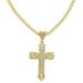 hip hop full diamond retro hollow cross pendant necklace _ipsvogv.com