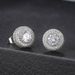INS internet celebrity full diamond earrings, zircon micro inlay, hip-hop trendsetter versatile personality, trendy_ipsvogv.com
