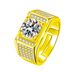 Luxurious Radiant Popular Group Set With Full Diamond, Dominant And Fashionable Wedding Men's Ring_ipsvogv.com