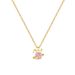 Titanium Steel 【 】 Pink Rabbit Light Luxury Temperament Gorgeous Full Diamond Necklace Women's Versatile Collarbone 【 】_ipsvogv.com