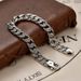 Cuban Sterling Silver For Men Birthday Gift Handmade Light Luxury Tang Grass Pattern Men's Jewelry Bracelet_ipsvogv.com