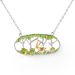 Yoyo Luming Necklace S925 Sterling Silver Natural Colored Gemstone Pendant Niche Design Jewelry Necklace For Women_ipsvogv.com