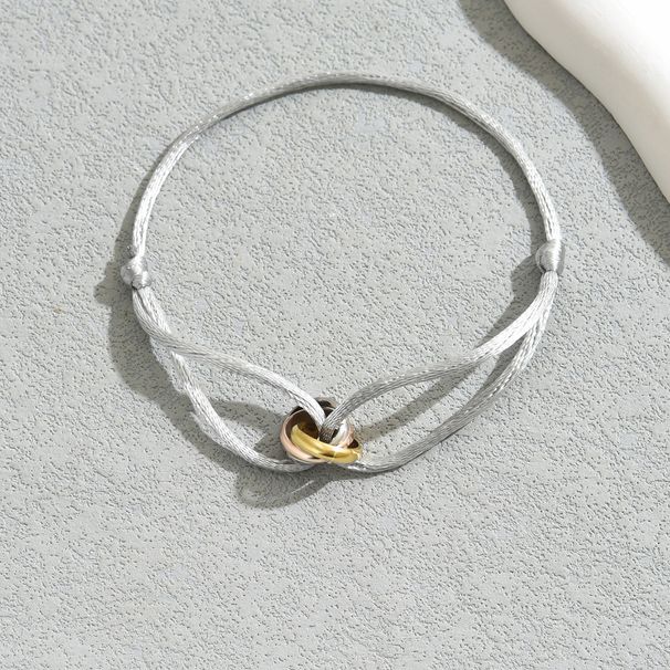 Minimalist geometric style women's personalized cross adjustable design, small bracelet with a unique and high-end feel_ipsvogv.com