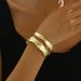 Ins Light Luxury Style Wrinkle Opening Personalized Double Layer Niche Design Sense Bracelet Versatile Handpiece_ipsvogv.com