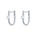 Women's Jewelry S925 Silver Needle U Shaped Geometric Earrings Fashion Versatile Twisted Rope Retro Earrings Ear Jewelry_ipsvogv.com