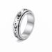 Accessories: Star Moon Titanium Rotating Ring, Stainless Steel Couple Ring_ipsvogv.com