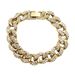 Hot Selling Hip-Hop Full Diamond Cuban Women's Fashion Personality Bracelet Men's Bangle Jewelry_ipsvogv.com
