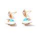 New Chinese Style National Tide Cloud Mountain Earrings Female Qingshan Baiyun Enamel Color 2024 Summer New Earrings_ipsvogv.com