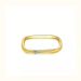 Zhou Family's Same Style Small Square Women's Colorless Korean Edition Stone Inlaid Tail Couple Ring Net Red Jewelry_ipsvogv.com