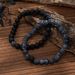 Lava Volcanic Bracelet For Men Hip-Hop Niche Crackle Stone Bead Fashion Personality Men's Jewelry_ipsvogv.com