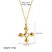 Fashion Personality Diamond Cross Necklace Ins Simple Temperament Geometric Necklace_ipsvogv.com