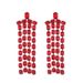 New Exaggerated Diamond Studded Long Tassel For Women With A Sense Of Luxury, Personality, Fashion, Internet Celebrity,_ipsvogv.com