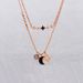 High Quality Double Layer Star And Moon Necklace Female Element Crystal Star Moon Clavicle Chain_ipsvogv.com