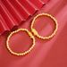 Vietnamese Sand Transport Pearl Pixiu Bracelet Copper Plated Fashion Men's And Women's Gold Bead Elastic Rope String_ipsvogv.com