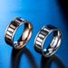 Art vocal instrument piano titanium steel ring rose gold piano keyboard ring jewelry_ipsvogv.com