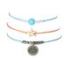 New Style Multi Layered Beach Foot Decoration Starfish Lotus Protein Beads Simple And Versatile Feet Chain 3-piece Set_ipsvogv.com