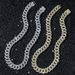 New Personalized Men's 15mm Wide Diamond Three Row Hip Hop Style Heavy Industry Chain Necklace_ipsvogv.com