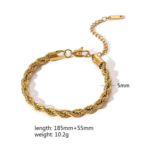 Women's Jewelry Jewelry Accessories Diy Bracelet Gold Stainless Steel Chain Bracelet High End Jewelry_ipsvogv.com