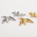 E13112ZA New Product Three Dimensional Alloy Large Earrings, Light Luxury Heavy Industry Symmetrical Flower Earrings_ipsvogv.com