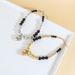 Simple Big Round Bead Heart Necklace Stitching Color Love Heart Necklace Jewelry_ipsvogv.com