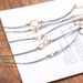 New Fashion Jewelry Heart Shaped Octagonal Sun Circle Bracelet Set Of Five_ipsvogv.com