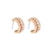 Double Ring Luck Beads Full Diamond Single Ring Earrings For Women Elements Crystal Earrings_ipsvogv.com