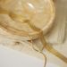 XL602 Ribbon Necklace Mesh Double Layer Hip Hop Choker Titanium Steel Gold Plated_ipsvogv.com