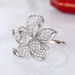 Cao Shi Flower, Camellia Flower Female Minority Design Sense, Fashion Personality, Index Finger Ring, Light Luxury,_ipsvogv.com