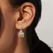 Square Ice Flower Cut High Carbon Diamond Earrings S925 Silver Earrings For Women_ipsvogv.com