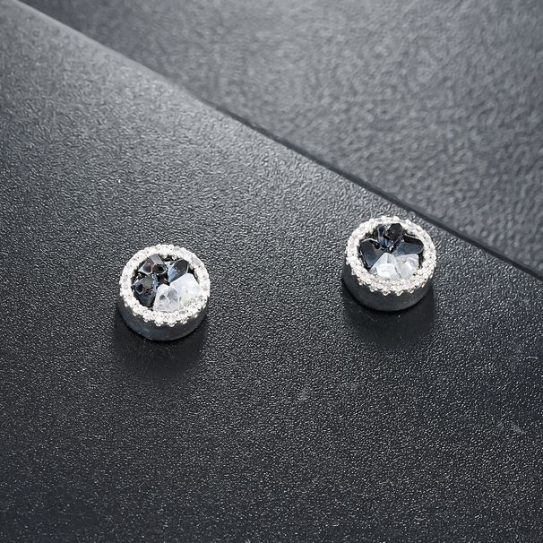 Ice Crystal Magnetic Ear Clip, Men's High-end Versatile Earrings, Women's Ruffian Handsome Personality, Simple And_ipsvogv.com