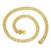 New 9mm wide splicing men's full hip-hop style diamond Cuban chain necklace_ipsvogv.com