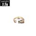 Hot Selling Personalized Black And White Two Tone Horse Dot Diamond Gold Ring Bracelet_ipsvogv.com