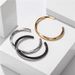 Watch Accessories European And American Fashion Simple Titanium Steel C Shaped Open Bracelet Couple Bracelet Female_ipsvogv.com