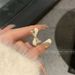 Fugitive Princess Pearl Bow With Adjustable Niche Design And Ins Style Versatile Index Finger Ring Gift_ipsvogv.com