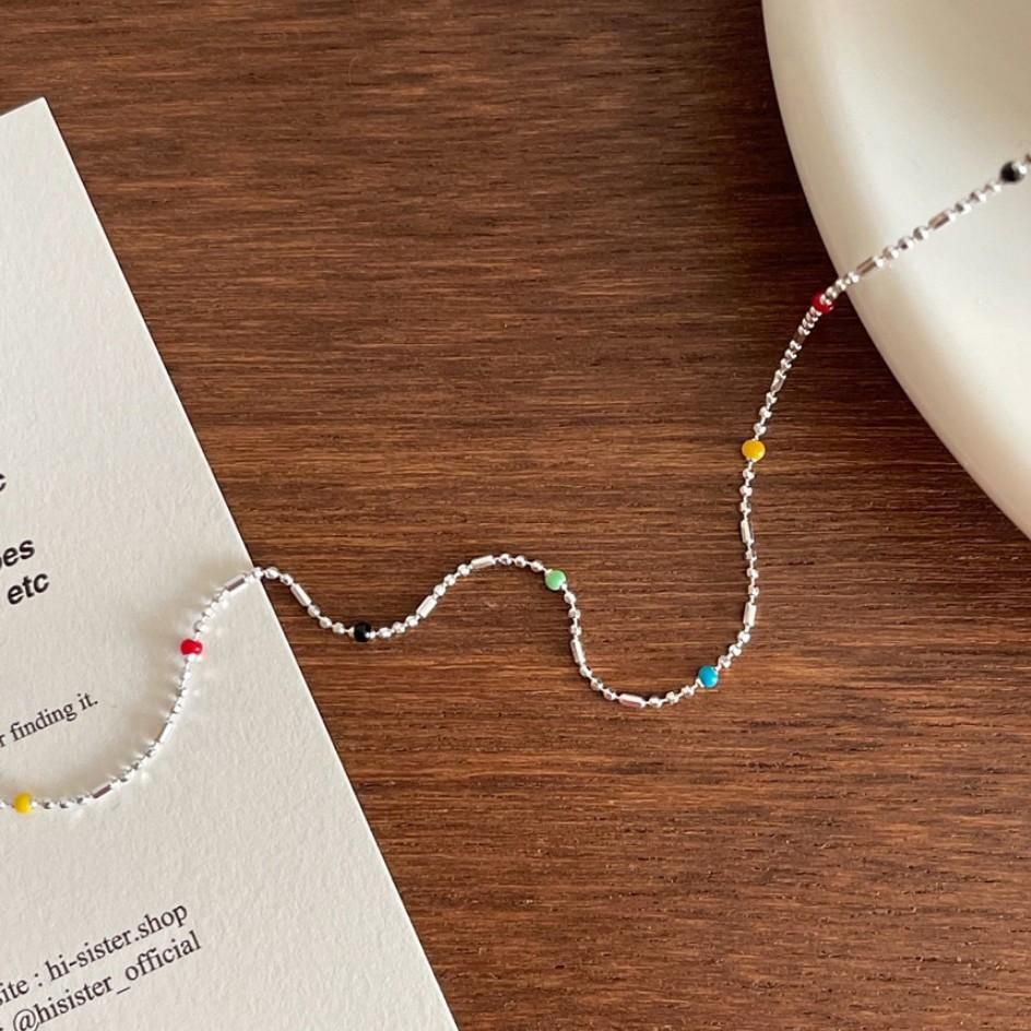 Korean Version Of Pure Silver Instagram Irregular Love Pearl Minimalist Internet Celebrity Necklace_ipsvogv.com