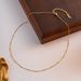 Women's Jewelry Stainless Steel Necklace Sideways Spacer Bead Necklace For Women High End Design Does Not Fade Thin Chain_ipsvogv.com