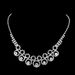 Plum Blossom Jewelry Set - Necklace, Earrings & Bracelet For Wedding & Dinner Party (Korean Style)_ipsvogv.com