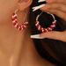 French Style Pearl Crystal Hoop Light Luxury Gentle Temperament Socialite High-end Earrings Slimming Versatile_ipsvogv.com