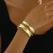 Ins Light Style Wrinkle Opening Personalized Double Layer Niche Design Sense Bracelet Versatile Handpiece_ipsvogv.com