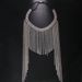 Hot selling long tassel hair chain female simple bride wedding fashion diamond headdress_ipsvogv.com