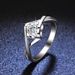 925 Silver Ring Female Angel Kiss Zircon Ring Japanese And Korean Fashion Closed One Carat Diamond Ring Lover Gift Batch_ipsvogv.com