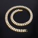Unisex Hot Selling Alloy 10mm Diamond Tennis Chain Men's Personality Trend Rap Hip Hop Style Cuban Chain_ipsvogv.com