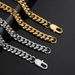 Men's Jewelry Buckle Stainless Steel Round Grinding Encryption Cuban Bracelet Hip Hop Men's Titanium Steel K Gold Bracelet_ipsvogv.com