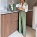 Women's Clothing spring and autumn new printed long sleeved single breasted trousers suit INS casual loose two piece suit_ipsvogv.com
