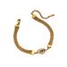 Temperament Three Layer Chain Geometric Eye Pattern Inlaid Diamond Wide Bracelet Titanium Steel Color Preserved_ipsvogv.com
