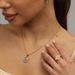 moon sun god full diamond pendant necklace female gold plated stainless steel non fading titanium steel jewelry_ipsvogv.com