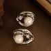 Small Niche Design Pearl Ear Buckle, Internet Famous Diamond Studded Super Sparkling Zircon Gold Temperament, Simple And_ipsvogv.com