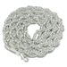 Korean hip-hop series metal 10mm thick 90cm long Fried Dough Twists chain necklace_ipsvogv.com