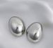 Gold-Plated Copper High-End Glossy 3D Minimalist Large Earrings For Women Light Luxury Exaggerated Niche Design Sense_ipsvogv.com